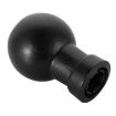 Suzuki Car 5-Speed Gear Shift Knob Bright Cover Black Letters - 3