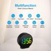 EDUP EH-8816 White Digital Clock Night Light & Alarm, Dual Power - 2