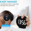 EDUP EH-8816 White Digital Clock Night Light & Alarm, Dual Power - 5