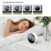 EDUP EH-8816 White Digital Clock Night Light & Alarm, Dual Power - 6