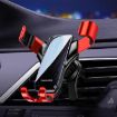Leeioo Red Gravity Linkage Car Phone Holder Clip-on Air Outlet - 1