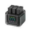 GoPro HERO13 Charger Dock with OLED Screen (Transparent Black) - 1