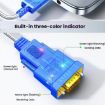 DTECH DT-5011 USB to RS232 Adapter Cable, Dual-Chip, 1m with LED - 5