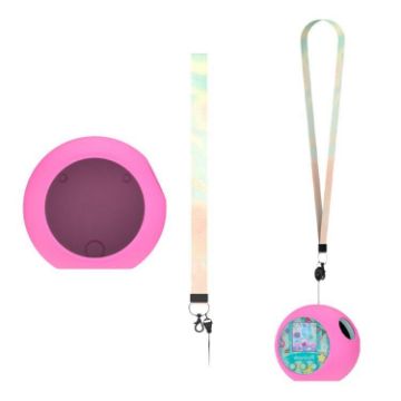 Luminous Rose Red Silicone Protective Case for Punirunes Pet Toy - 1