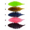 5pcs PROBEROS DW6122 Threaded Pin Tail Lure Bionic Fake Bait - 3