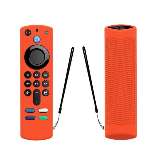Orange Silicone Cover for Amazon ALEXA Voice Remote 3rd Gen - 1