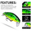 PROBEROS DW623 Bass Lure, Style B, 7cm/15g Imitation Bait - 6
