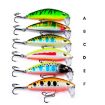 PROBEROS DW623 Submerged Minnow Lure, Style F, 6.5cm/13g Bass Bait - 2