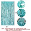 Lake Green 2Packs 1x2m Wave Foil Fringe Curtain Party Decor - 3