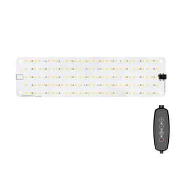 12V Single Head LED Panel Plant Growth Light (EU Plug) - 1
