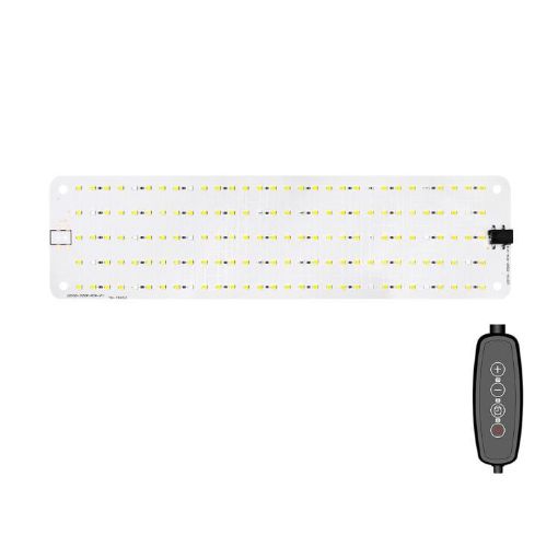 12V LED Panel Plant Growth Light, Sunlight-Like, Single Head UK Plug - 1