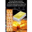 LED Plant Growth Light, 12V Sunlight-Like, Four Head, US Plug - 6