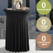 Premium Business Cocktail Bar Stretch Table Cover, 80x110cm - 3