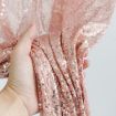 Silver Sequin Embroidered Curtains 60x300cm for Weddings & Parties - 4
