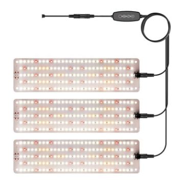 Three Heads Cold Light LED Quantum Board Plant Lamp (AU Plug) - 1