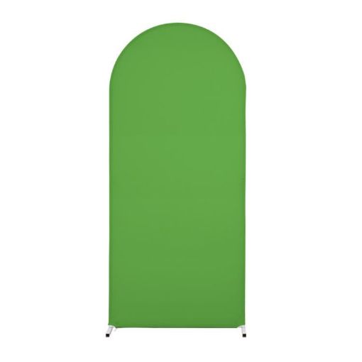 Green Arch Fabric Cover 120x50cm U Shape Stretch for Events - 1
