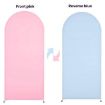 Green Arch Fabric Cover 120x50cm U Shape Stretch for Events - 3