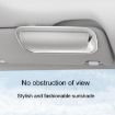 Auto Sun Visor Car Glasses Clip, Storage & Decoration (Gray) - 6