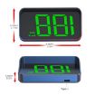 M2 Universal Cars HUD GPS Speedometer KM/H (White) - 3