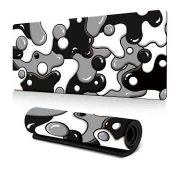 Fluid Abstract Mouse Pad 300x700x2mm - Non-Slip Rubber Desk Mat - 1