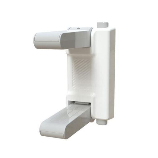 Child Security Lock: Anti-theft Latch for Doors (White Gray) - 1