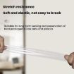 Transparent PVC Food Can Sealing Film Tape, 25mm x 66m - 5