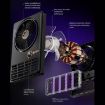 2-in-1 Electric Fan & Mosquito Killer Lamp, 3000mAh Black LED Fan - 3