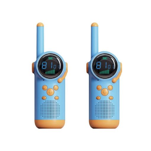 D22 Wireless Walkie Talkie Pair - Kids Outdoor Talking Toys (Blue) - 1