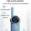 D22 Wireless Walkie Talkie Pair - Kids Outdoor Talking Toys (Blue) - 4