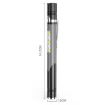 E-SMARTER B35 Rechargeable Gray Pen Flashlight Penlight - 3