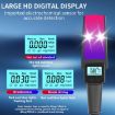 HD Digital Display Alcohol Tester with Flashing Emergency Light - 5