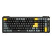 IMICE AN-800 Bluetooth Wireless Silent Keyboard (Black Gray Orange) - 1
