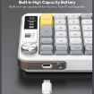 IMICE AN-800 Bluetooth Wireless Silent Keyboard (Black Gray Orange) - 5