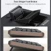 IMICE AN-800 Bluetooth Wireless Silent Keyboard (Black Gray Orange) - 6