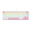 iMICE GK-690 White Pink Type-C Wired Mechanical Keyboard - 1
