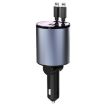 100W Retractable Car Charger, 8 Pin+8 Pin Cigarette Lighter (2.4A) - 1