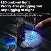 100W Retractable Car Charger, 8 Pin+8 Pin Cigarette Lighter (2.4A) - 5