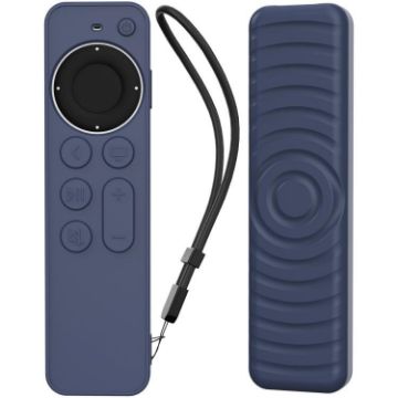 AhaStyle PT167 Blue Silicone Case for Apple TV Siri Remote 2/3 - 1