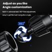 Gray Wireless Car Charger with Infrared Auto Open/Close Bracket - 5