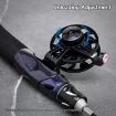 LEO 28339 Black Ice Fishing Raft Reel With Guide Ring - 5
