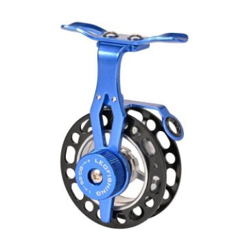 LEO 28348 Aluminum Ice Fishing Reel - Left-Handed Winter Reel - 1
