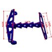 Universal Aluminum Alloy Fishbone License Plate Frame Red CPJ-006 - 3