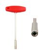 Hidden Spoke T-Wrench Bicycle Tool with Square Hole 3.2mm - 1