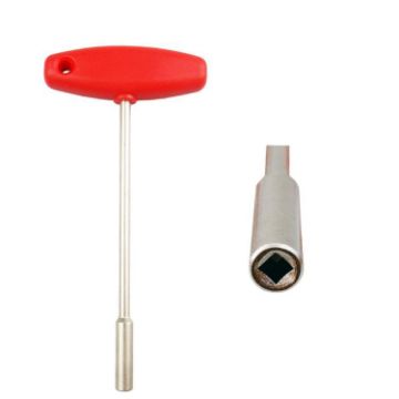 Hidden Spoke T-Wrench Bicycle Tool with 3.6mm Square Socket - 1