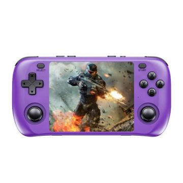 H36S 3.5" IPS Retro PSP Linux GBA Game Console, 128G Purple - 1