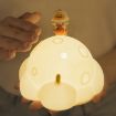 ICARER FAMILY Silicone Night Light: Astronaut Moon Lamp, Warm Light - 2