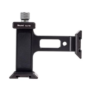 XILETU XJ-T8 Metal Phone Holder with Cold Shoe & Arca-Swiss Base - 1