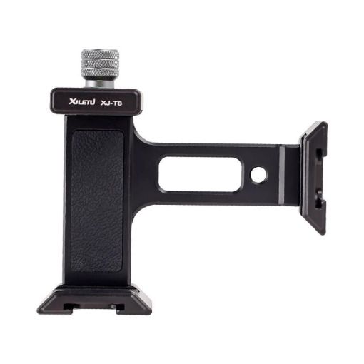 XILETU XJ-T8 Metal Phone Holder with Cold Shoe & Arca-Swiss Base - 1