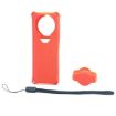Insta360 X5 Camera Red Silicone Cover Case with Lens Cap - 1