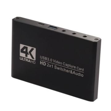 4K USB 3.0 HD Video Capture Card for Game Live Recording - 1